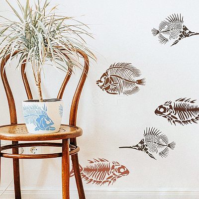Plastic Reusable Drawing Painting Stencils Templates DIY-WH0172-904-1