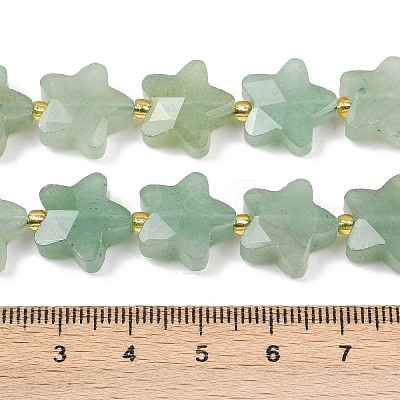 Natural Green Aventurine Beads Strands G-P573-C06-01A-1