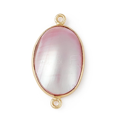 Natural Shell Connector Charms SSHEL-G028-01C-G-1