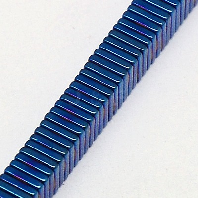 Electroplate Non-magnetic Synthetic Hematite Heishi Beads Strands G-J171A-4x4mm-07-1