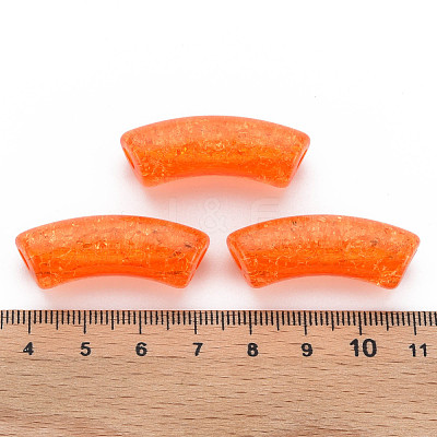 Transparent Crackle Acrylic Beads CACR-S009-001B-N84-1