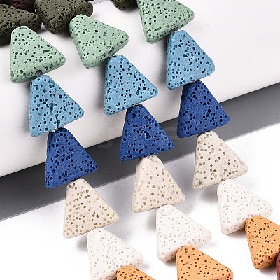 Natural Lava Rock Beads Strands G-N257-21A-01-1