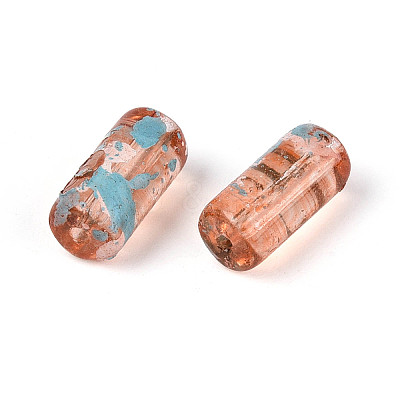 Picasso Transparent Glass Bugle Beads SEED-N010-02C-1