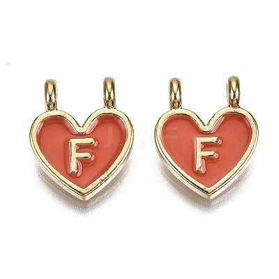 Alloy Enamel Charms ENAM-T012-02F-RS-1