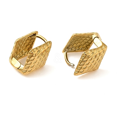 Real 18K Gold Plated 304 Stainless Stee Hoop Earrings EJEW-U009-02G-09-1