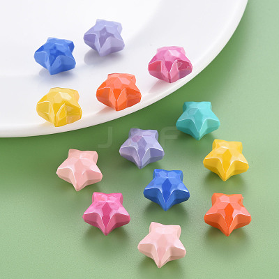 Pearlized Opaque Acrylic Beads MACR-S373-42I-1