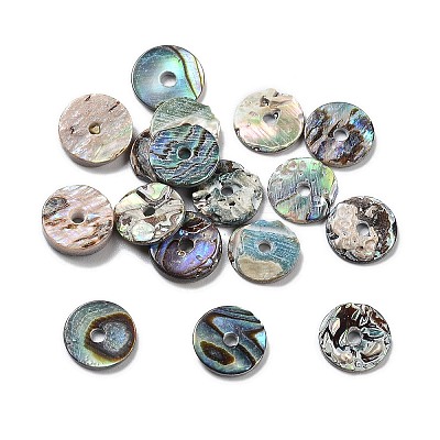 Natural Paua Shell Pendants SSHEL-D084-09A-1