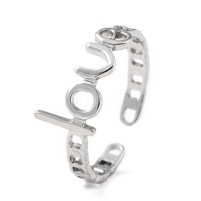 Tarnish Resistant 304 Stainless Steel Finger Rings RJEW-L102-11P-1