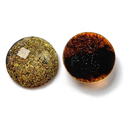 Transparent Epoxy Resin Cabochons CRES-A053-08-1