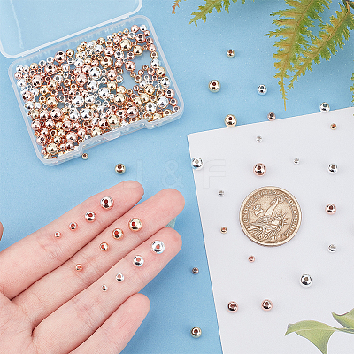 12 Style Brass Beads KK-PH0009-12-1