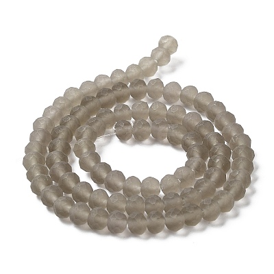 Transparent Glass Beads Strands X1-EGLA-A034-T6mm-MD16-1