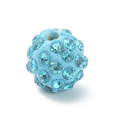 Rhinestone Pave Disco Ball Beads RB-TAC0002-02A-09-1