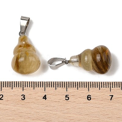 Natural & Synthetic Mixed Gemstone Pendants G-B127-03P-1