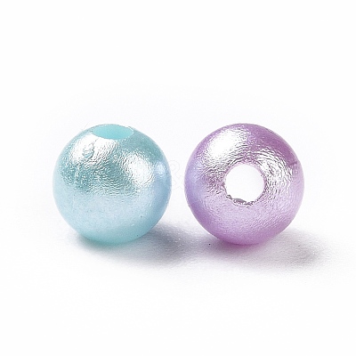 Imitation Pearl Acrylic Beads OACR-E013-29A-1