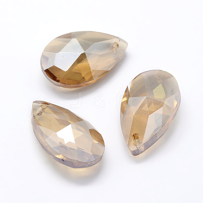 Faceted Glass Pendants X-GLAA-F069-L-A18-1