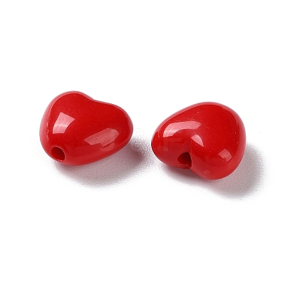 Opaque Acrylic Beads MACR-F079-02B-1