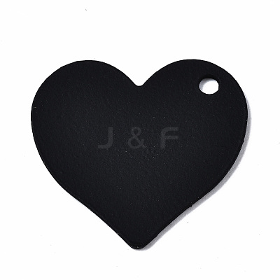 Spray Painted Alloy Pendants PALLOY-Q434-012A-NR-1