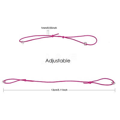 Adjustable Elastic Cord Bracelet Making AJEW-JB00008-07-1