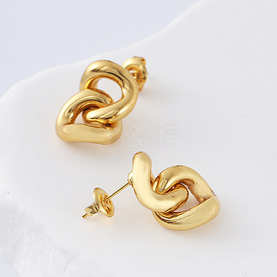 304 Stainless Steel Stud Earrings for Women KQ9327-1