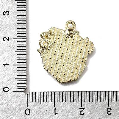 Alloy Enamel Pendants FIND-Z094-02G-08-1