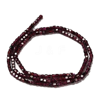 Natural Garnet Beads Strands G-RM2025-32B-01-1