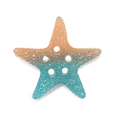 Gradient Color Opaque Resin Decoden Cabochons CRES-P036-01A-01-1