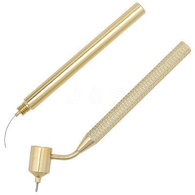 Aluminum Paint Applicator Pen AJEW-WH20098-002-1