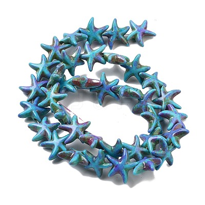 Synthetic Turquoise Dyed Beads Strands G-P507-04K-1