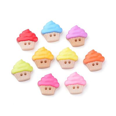 2-Hole Acrylic Buttons BUTT-S020-42-1
