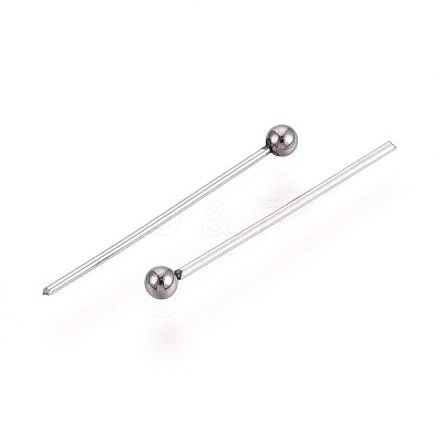 304 Stainless Steel Head Pins STAS-T065-18mm-20P-1