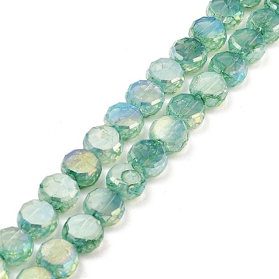 Imitation Jade Glass Beads Strands GLAA-P058-05A-08-1