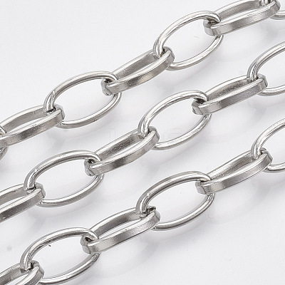 Tarnish Resistant 304 Stainless Steel Cable Chains STAS-R100-31-1