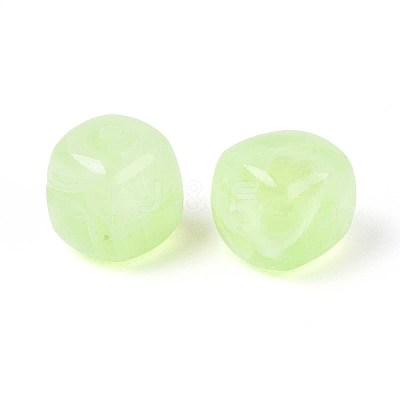 Opaque Acrylic Beads OACR-ZX006-33H-1