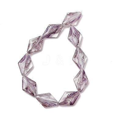 Transparent Handmade Lampwork Beads LA-CBAF0C8-02G-1