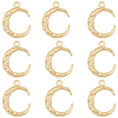 10Pcs Brass Pendants FIND-BBC0004-98-1