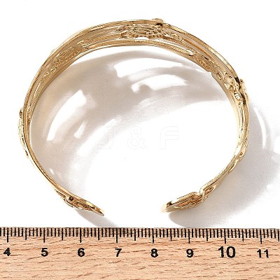 304 Stainless Steel Multi Layered Cuff Bangles for Women BJEW-L719-03B-G-1