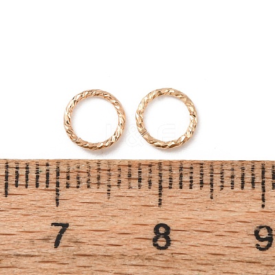 1/20 14K Gold Filled Open Jump Rings KK-Z159-01G-02-1