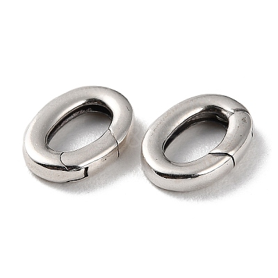 925 Thailand Sterling Silver Spring Gate Rings STER-D003-41P-1