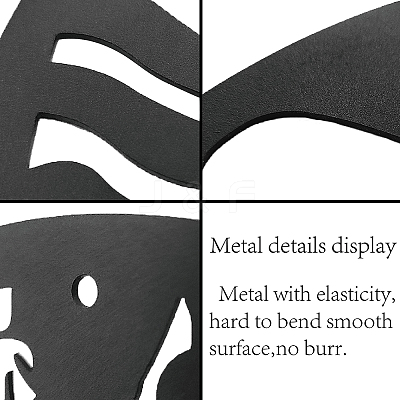 Iron Wall Signs AJEW-WH0286-046-1