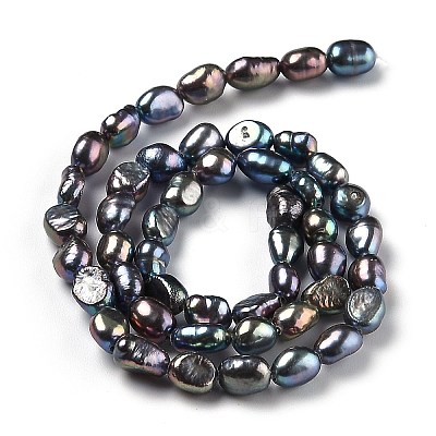 Natural Cultured Freshwater Pearl Beads Strands PEAR-L033-30F-1