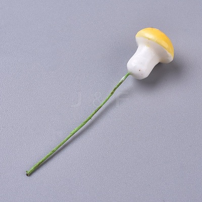 Artificial Plant Foam Colored Mushrooms AJEW-WH0109-85A-1