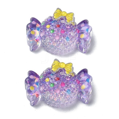 Transparent Epoxy Resin Decoden Cabochons CRES-I030-06A-1