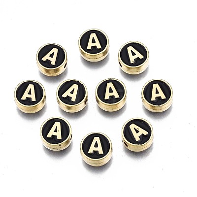 Alloy Enamel Beads ENAM-N052-006-02A-RS-1