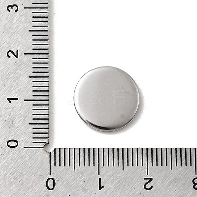 Tarnish Resistant Stainless Steel Plain Edge Bezel Cups STAS-M226-03B-1