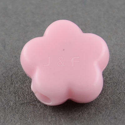 Opaque Acrylic Beads LS-SACR-R796-04-1