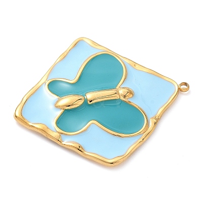 304 Stainless Steel Pendants STAS-H483-43G-01-1
