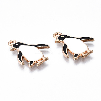 Eco-Friendly Alloy Enamel Pendants X-ENAM-Q437-009-NR-1