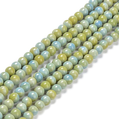 Glass Round Beads Strands X-GLAA-M044-01C-1