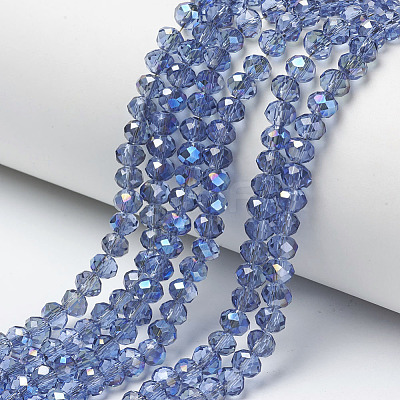 Electroplate Glass Beads Strands EGLA-A034-T2mm-I12-1
