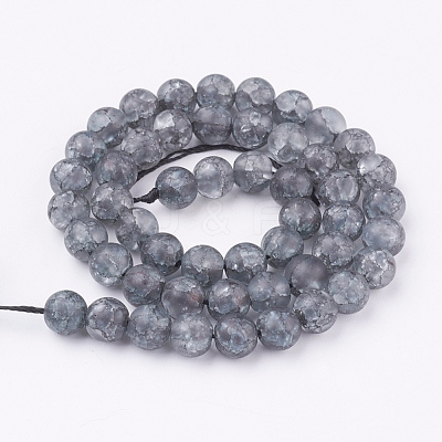 Synthetic Crackle Quartz Bead Strands X-CCG-K002-8mm-08-1